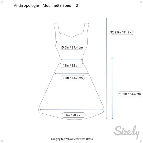 Anthropologie Moulinette Soeurs Longing for Yellow Sleeveless Brocade Dress 2 - Picture 9 of 9